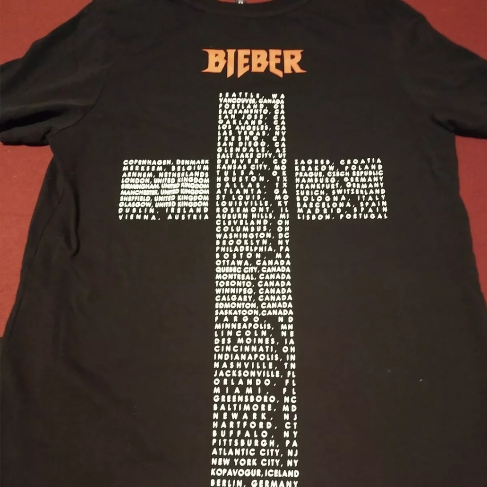 Justin Bieber Forever Purpose World Tour T-Shirt